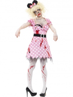 Kostým Zombie Myška Minnie